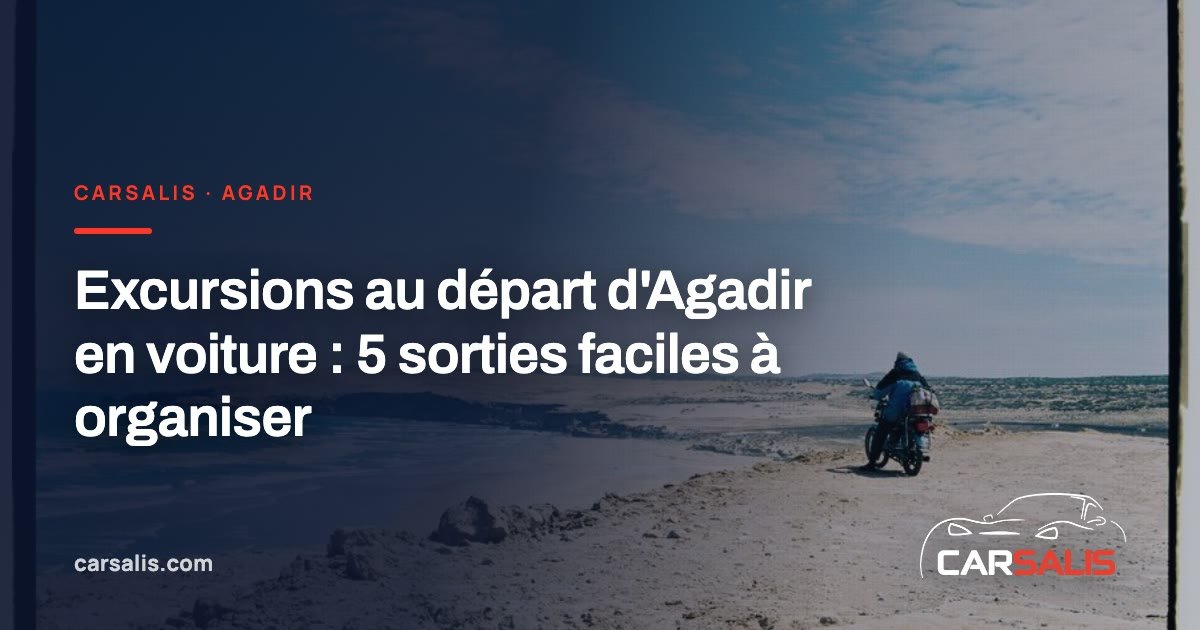 Plage et piste côtière au sud d'Agadir
