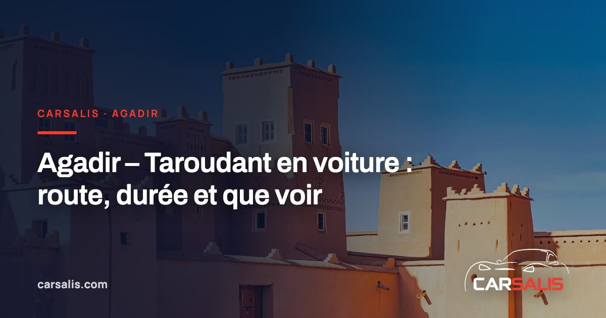 Remparts ocre crénelés de Taroudant et porte fortifiée sous un ciel bleu